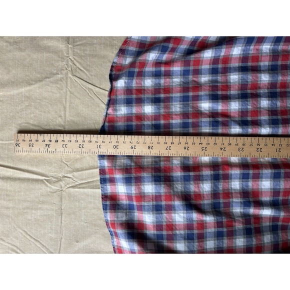 Banana Republic Men's Button-Up Shirt Plaid Camden fit xl - Picture 7 of 9